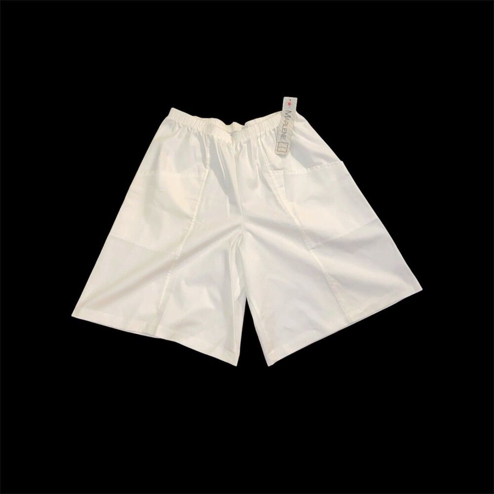 Vintage Marlene Women’s Shorts Size 22W/36 White Pockets USA Made Discontinued